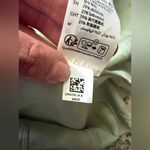 COS  voluminous v-neck light green midi dress, size 8 Photo 14