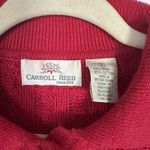 Vtg Carroll Reed Women’s Sz S Red Short Sleeve Cable Knit Short Sleeve Sweater Photo 5