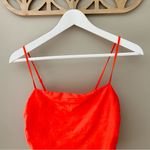 Urban Outfitters Cropped Tank Top Red Sz Small Photo 1