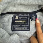 American Eagle Vintage  Blue and Gray Quarter-Zip Photo 2