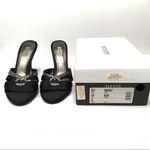 Alfani rhinestone twist slip on heels 8M Black Size 8 Photo 1