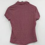 U.S. Polo Assn. Red Striped Short Sleeve Polo Shirt Size Large Academia Photo 5