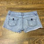 American Eagle Vintage 90s Y2K  Denim/Jean Low Rise Mini Shorts Women’s Size 6 Photo 5