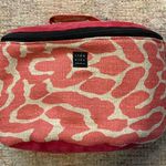 Lisa Lill Studio Travel Bag in Pink & Tan Print Photo 0