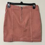 Wishlist The Vine free souls boutique small stretch denim mini skirt burlwood zips up nwt Photo 9