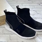 Michael Kors Sterling Bootie in Black and Silver Photo 0