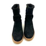 J.Crew Sherpa Stacked Heels In Suede black Photo 2