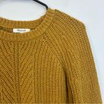 Madewell Balloon Sleeve Mustard Brown Knit Sweater Size XXS Photo 4