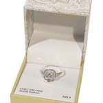 Charter Club  Size 9 Cubic Zirconia Silver Plated Ring Jewelry‎ NEW IN BOX Photo 0