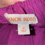Knox Rose Women's Purple Long Sleeve Ruffled Bib Collar Blouse Top size medium Photo 3