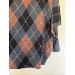 Maurice's  Neutral Argyle Soft Dolman Shirt Top Blouse Sweater Women Small NEW NWT Photo 1