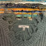 Gray Distressed Sweater Photo 2