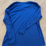 Nike Blue Dri-Fit Long Sleeve Crew Neck Athletic Top XL Photo 2