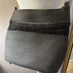 Elegant Magid Women’s Olive Woven Shoulder Bag Black Photo 4