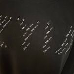 Zyia  Size M Crewneck Sweatshirt Spellout Black Athletic Athleisure Photo 2