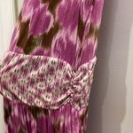 Matilda Jane Hello Lovely Adore Me Geo Ruched Sleeveless Dress size L Photo 7