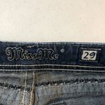 Miss Me  Womens Jeans JS5408B8 Boot Cut Embellished Embroidered Low Rise 29 Photo 4