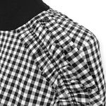 Halogen  | XS | Gingham Check Poplin Ruffle & Button Detail Tunic Top Blouse Photo 4