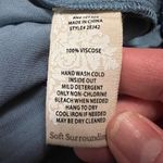 Soft Surroundings Nirvana Pants Straight Leg Blue Satiny Feel NWT Large 14-16 Photo 7