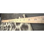 Talbots  Leopard Print A Line Midi Skirt 14 Linen Silk Earthy Flowy Modern Luxury Photo 9