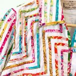 Multicolor Y2K Quilted Button Down Jacket Top Petite PP Life Style Vintage Size undefined Photo 4