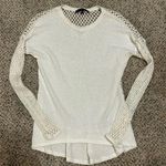 Generation Love  White Mesh Sleeve Blouse Photo 0
