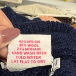 Gretchen Scott Designs Navy Knit Poncho Blue Size undefined Photo 5