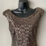 MINKPINK  sz S gold sequin party mini‎ dress Photo 3