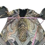 Lavender Brown  long sleeve shirt dress Photo 2