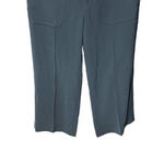 Vince Belted Cropped Trouser Pants Navy Blue Size 4 Photo 4