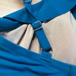 Shade & Shore  Women's Teal Blue Ruffle Bralette Bikini Top - Size 36DD - NWT Photo 6