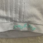 Hollister Gilly Hicks High Neck Ribbed Ivory Silver Sparkle Bralette NWT XS/S Photo 1