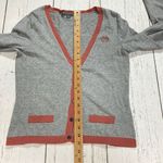 Proenza Schouler For Target Gray L Button Down VNeck Long Sleeve Cashmere Blend Photo 6