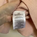 BCBGeneration Y2K Light Pink Cropped Square Neck Balloon Sleeve Sweater Photo 2