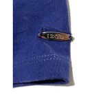 IZOD Woven Knit Dress Womens L Blue 3/4 Sleeve Boating Nautical Coastal Preppy Photo 4