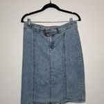 Apple Bottoms Vintage Y2K Denim Jean Skirt with Silver Belt Buckle  Photo 0