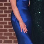 EXPRESS Royal Blue Satin Dress Photo 0