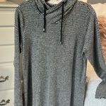 Premise Comfy Pullover Hoodie Striped Black Gray Photo 3