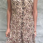Cheetah print dress, hi low leopard print dress Brown Photo 0