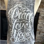 Spiritual Gangster  peace, love yoga, Gray Tank Top Photo 2