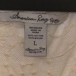 American Rag  | Cream Floral Lace Sleeveless Top | L Photo 1