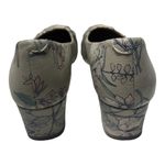 Coldwater Creek Walk With Me Floral Butterfly Print Leather Heels SIZE 9.5 Photo 8