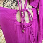 Free People NWOT Magenta Haze Satin Angie Set 2 Photo 5
