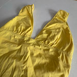 Women's SHAN Timeless Plunging One piece Yellow Swimsuit Size 8 Photo 6