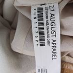 Grey Lab Cream Leather Romper NWT Size Small Cream Faux Leather Short Romper Photo 9