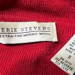 Valerie Stevens Vintage  Red Merino Wool Double-Breasted Cardigan small Hong Kong Photo 4