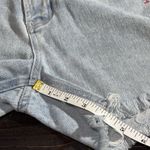 PacSun Shorts 90S Girlfriend Button Fly Denim Shorts Cut Off size 26 with heart Photo 15