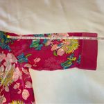 Multiples NWT Pink Floral Mesh Open Cardigan Women's Size Petite Large Photo 7