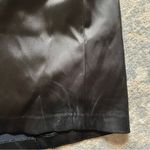 Cache  Y2K Vintage Black Stretch Satin Bodycon Halter Mini Cocktail Dress Size 6 Photo 8