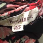 Rewind floral print high low front split maxi dress, size xs Photo 11